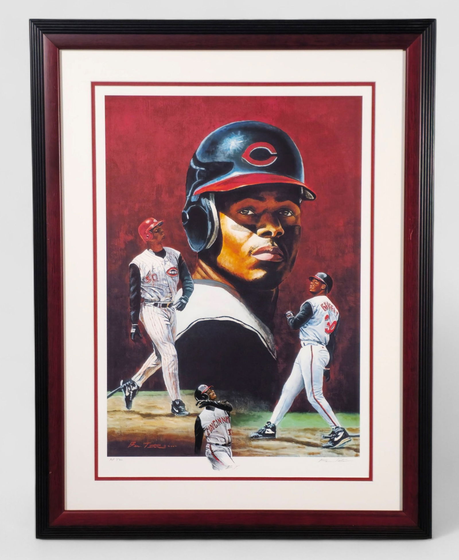 Ben Teeter "Ken Griffey Jr." Artist Proof Lithograph (1 of 10)