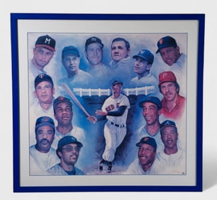 "500 Home Runs Club" Lithograph
