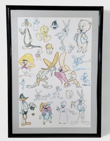 Virgil Ross "Bugs 'n' Friends" Lithograph