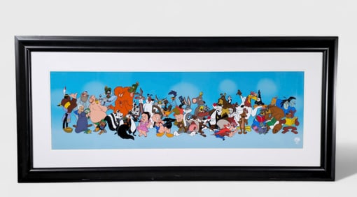 Warner Bro's Studio "Looney Line-Up" Sericel