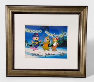 William Hanna & Joseph Barbera Hand Painted Cel