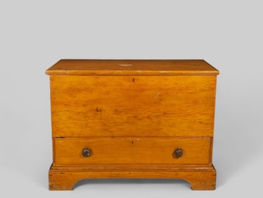 19th Century Hinged Lid Storage Box