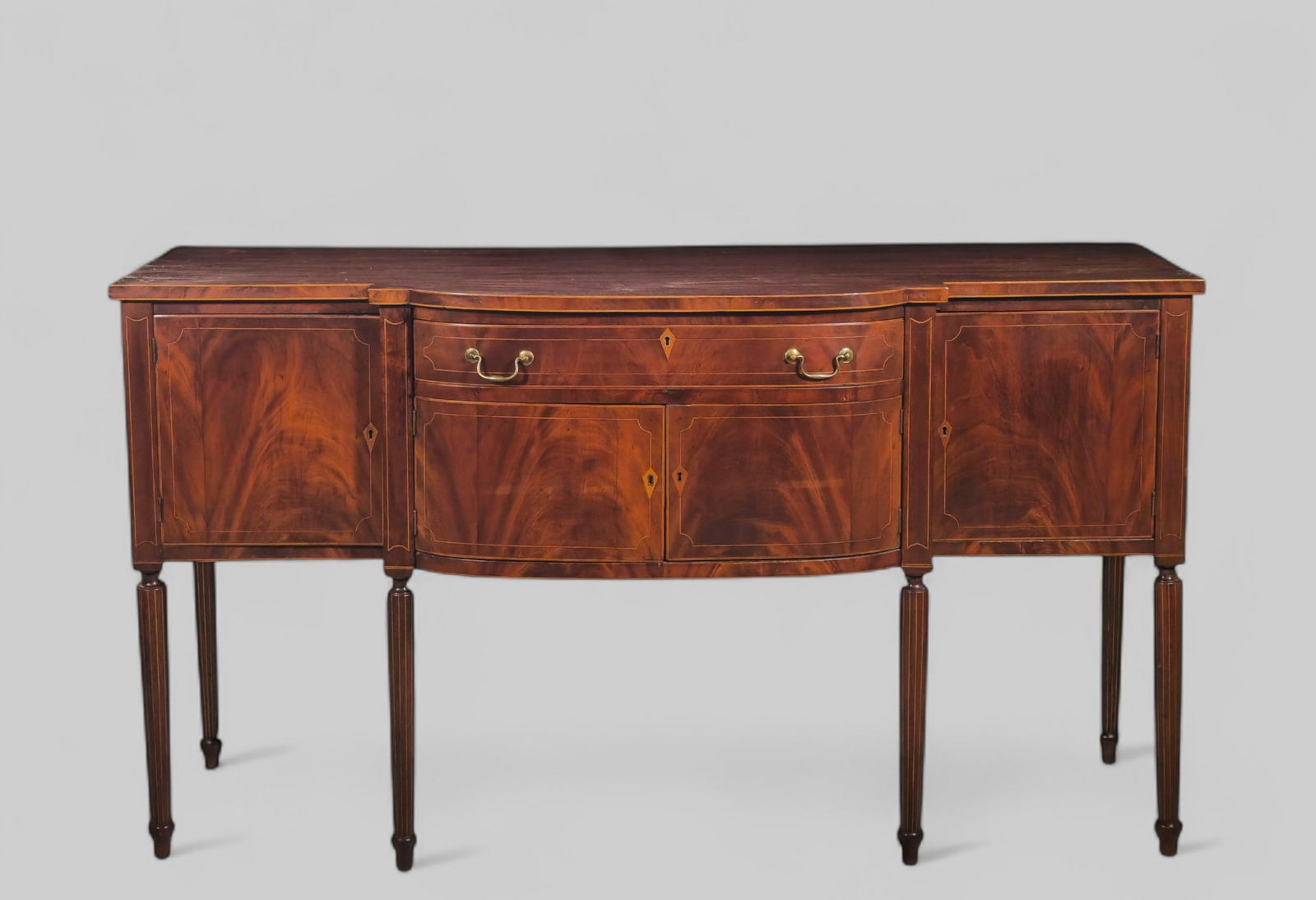 19th Century Mahogany Inland Sideboard (1 of 14)