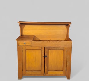 19th Century Pine Dry Sink