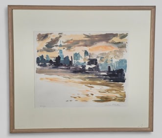 Anna P. Fuller Monotype, New York Skyline