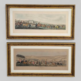 Henry Alken and Thomas Sutherland Equestrian Fox Hunting Aquatints