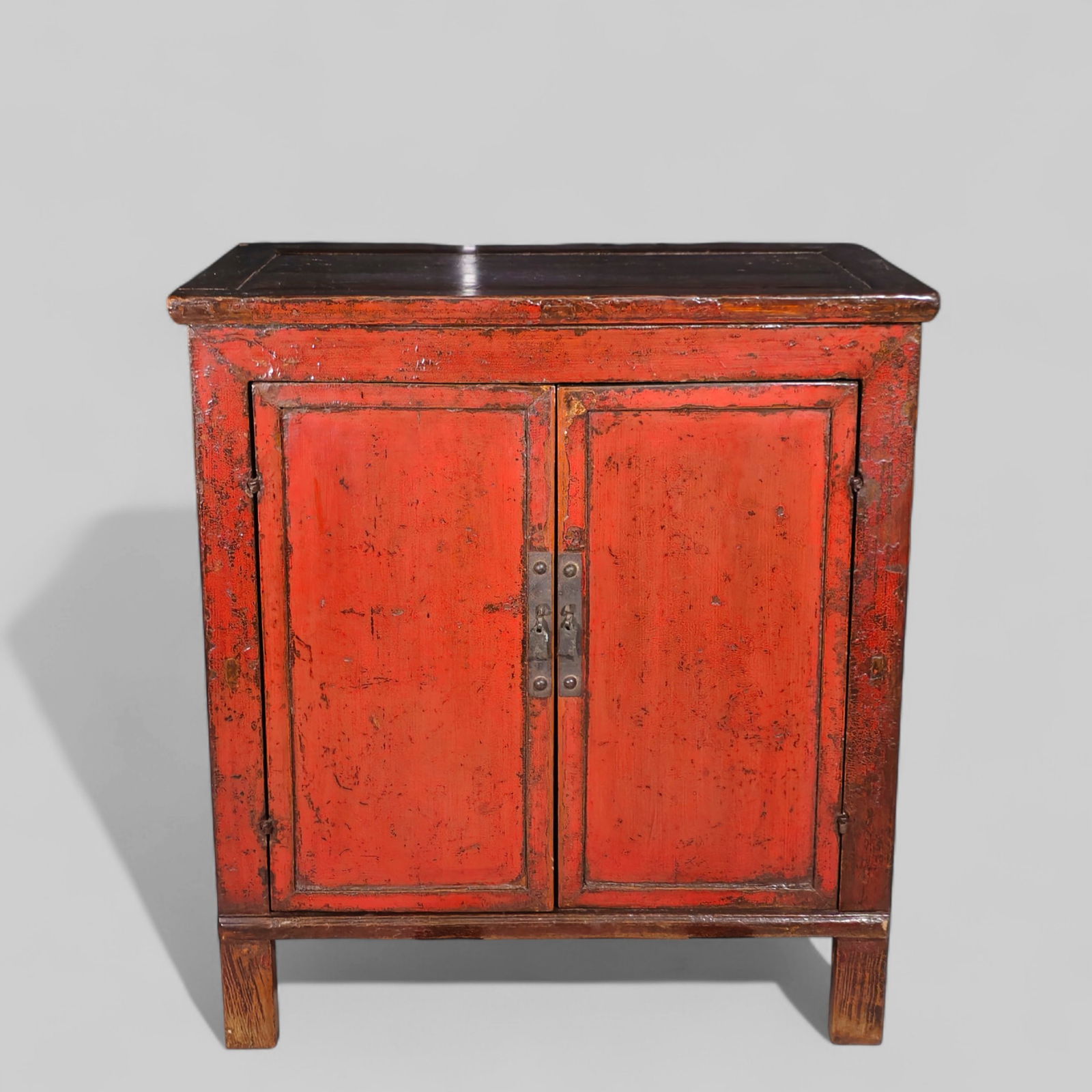 Chinese Elmwood Two Door Cabinet (1 of 14)