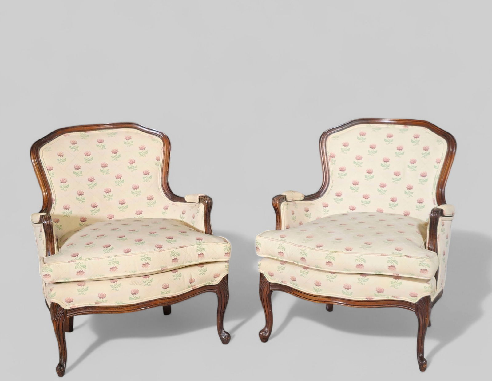 Mid 20th Century French Provincial Lounge Chairs (1 of 6)