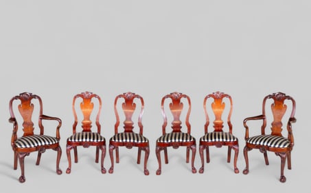 Kidel "Winterthur Collection" Chippendale Style Dining Chairs