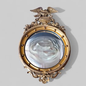 Federal Style Convex Eagle Mirror