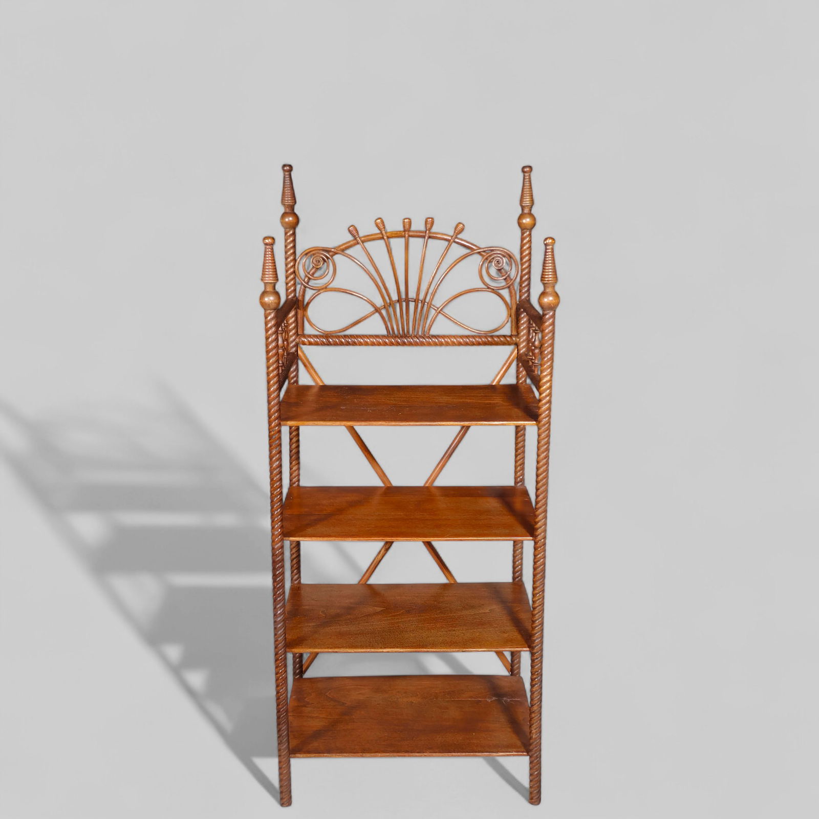 Victorian Bentwood 4 -Tier Etagere / Shelf (1 of 10)