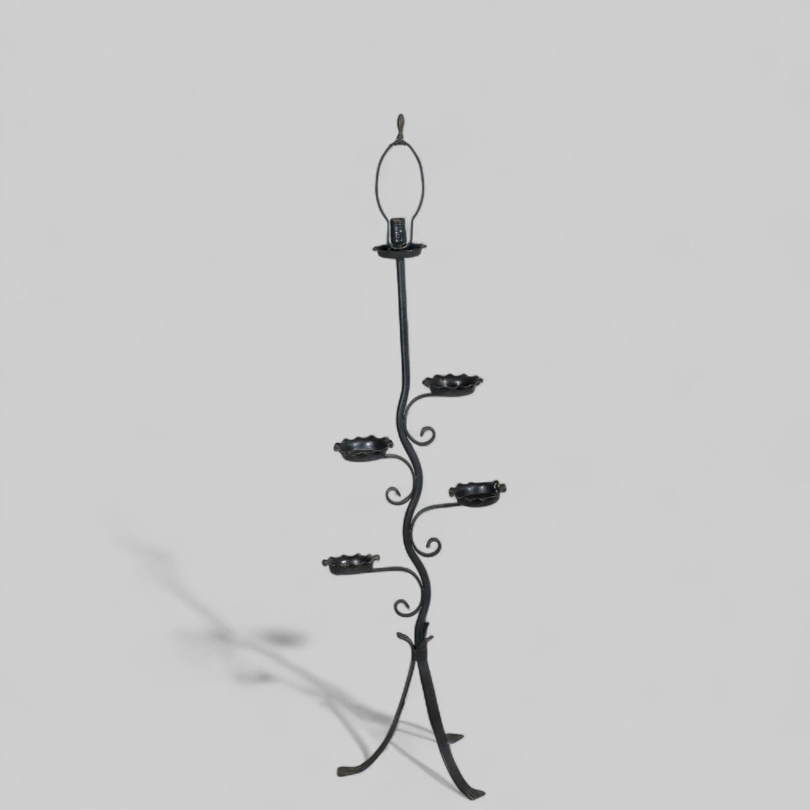 John Saltterini Plant Stand Floor Lamp (1 of 7)