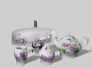 Tom Trauthwein Porcelain 4 Piece Breakfast Set