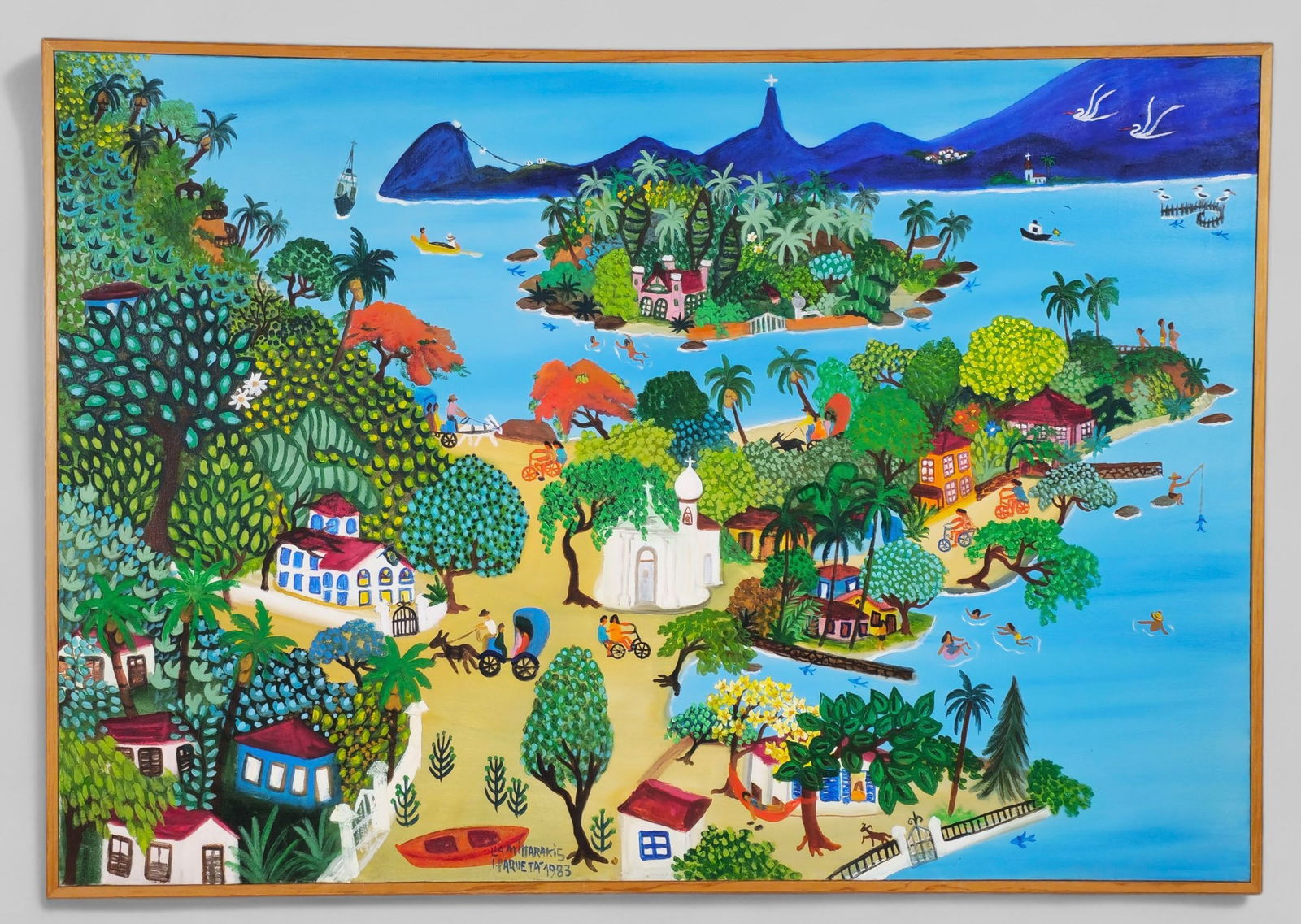 Lia Mittarakis Oil, "Ilhade Paqueta" (1 of 15)