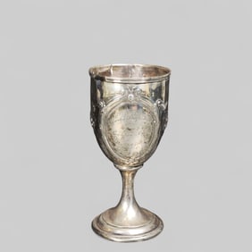 1860 Charles Phelps Taft Presentation Con Silver Goblet