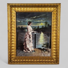 "Pleasant Moments" Lithograph by Ullman MFG Co.