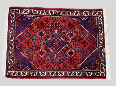 Unusual Snowflake Floral Design Area Rug