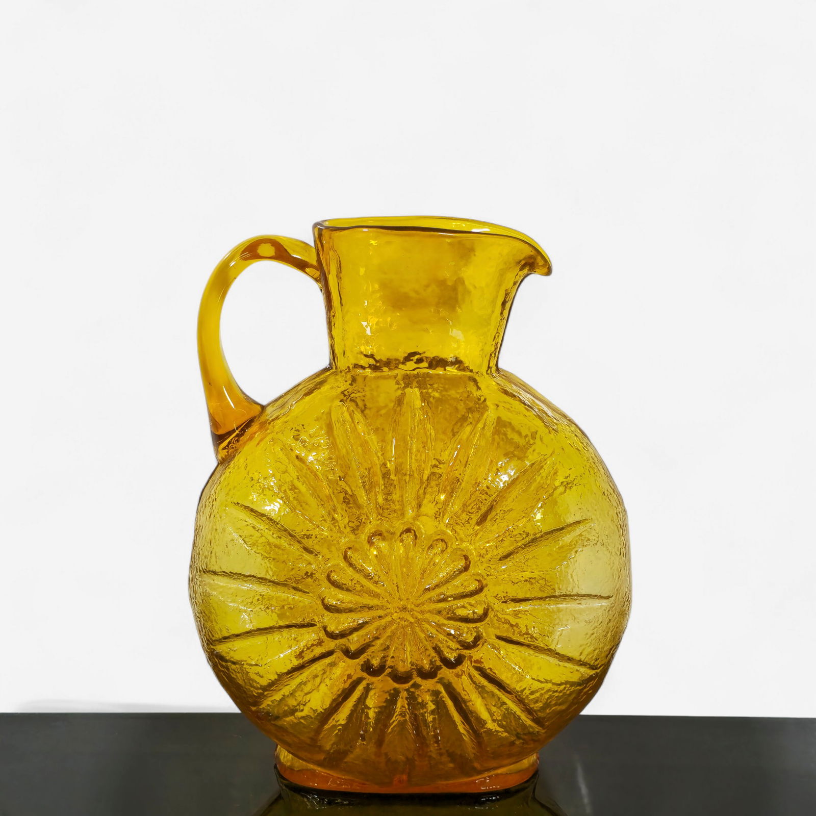 Blenko Glass Sunburst Pitcher (1 of 6)