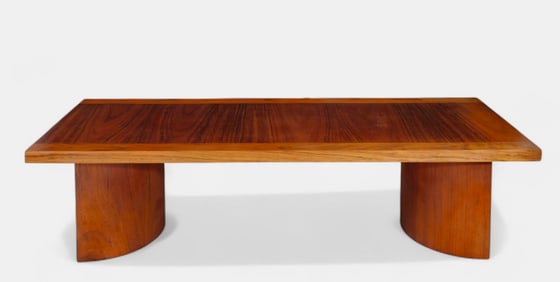 After Gilbert Rohde MCM Walnut Coffee Table