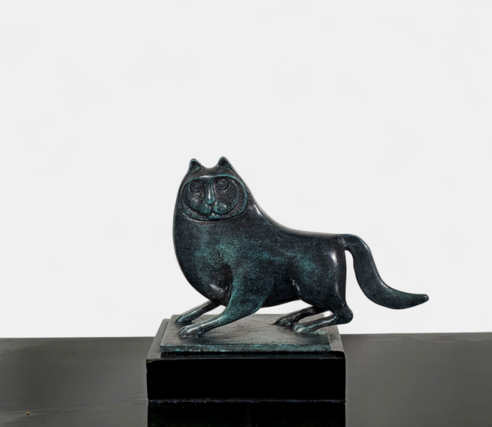 Sergio Bustamante Bronze Cat Sculpture Signed (1 of 7)