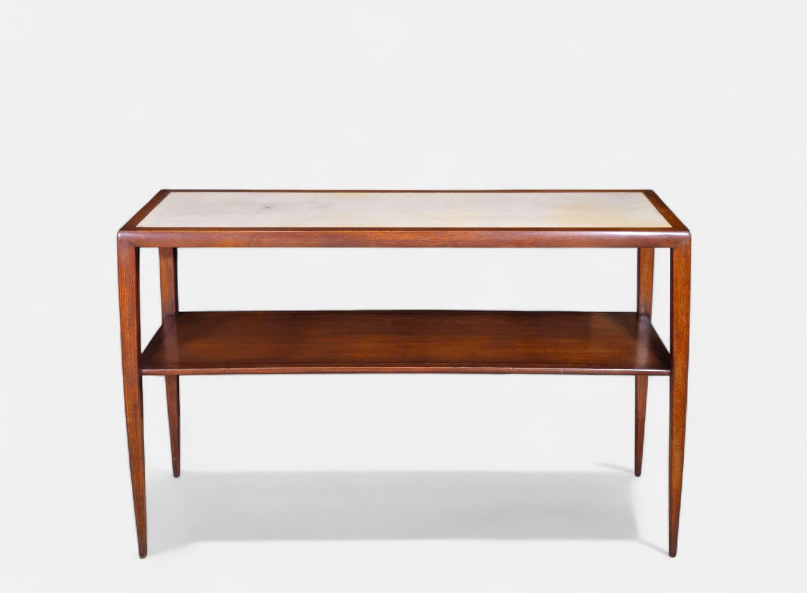 Italian MCM Walnut Console Table (1 of 13)