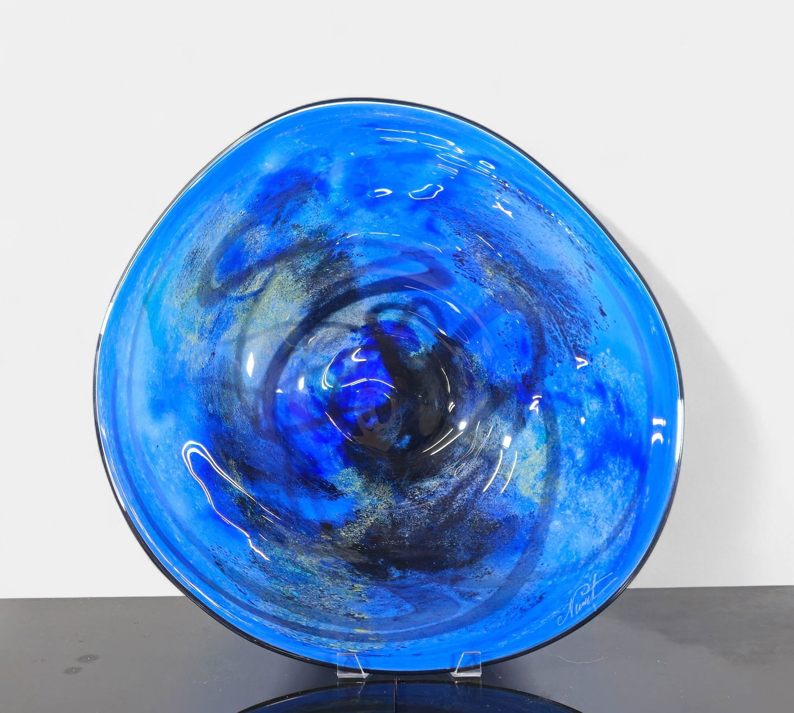 Ioan Nemtoi Large Art Glass Charger (1 of 6)