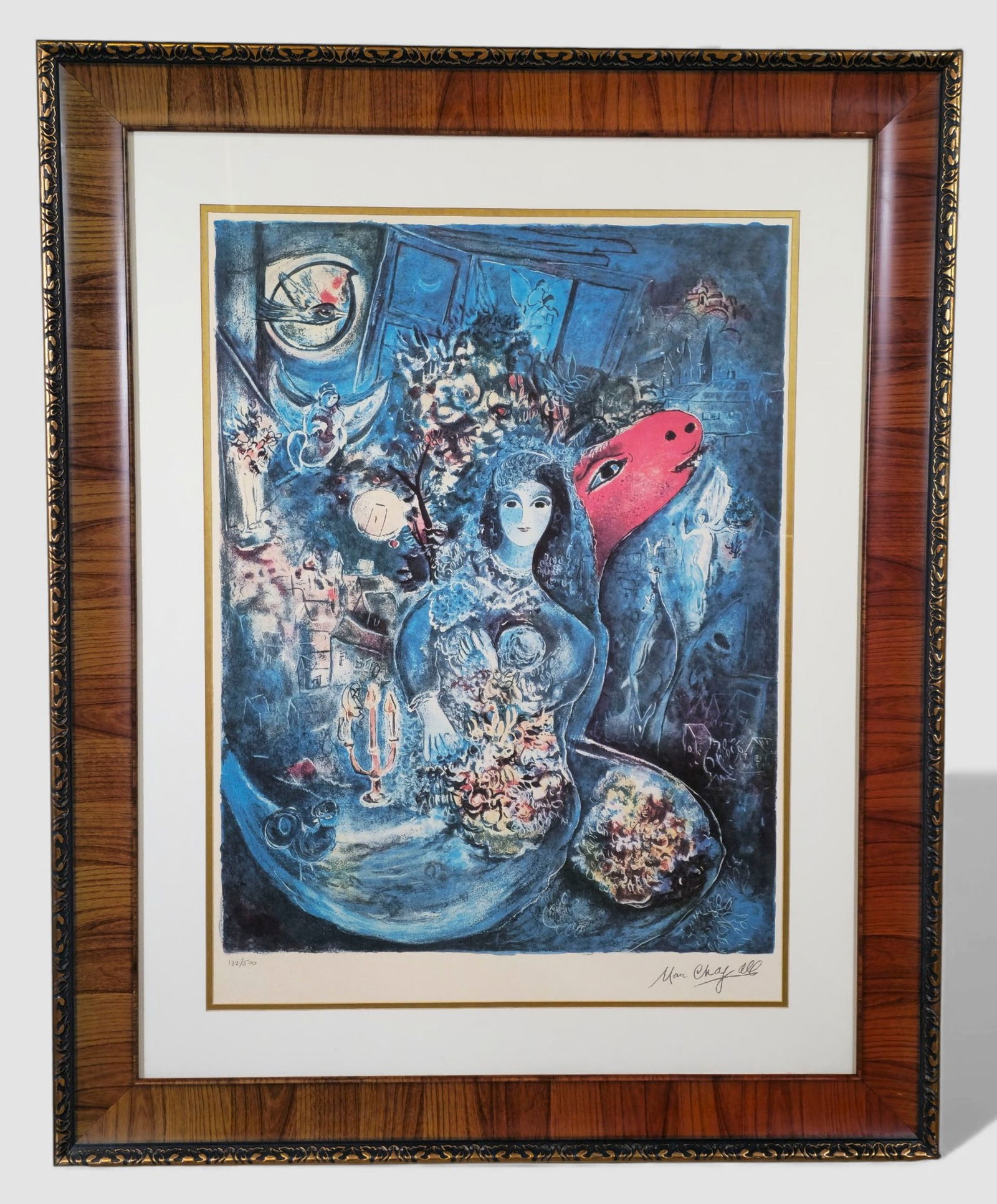 Marc Chagall "Bella" Color Lithograph (1 of 10)