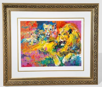 LeRoy Neiman "Lion Pride" Color Serigraph