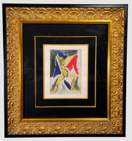 Pablo Picasso "Studio Pen Les Demoiselles d’Avignon" Pochoir Lithograph