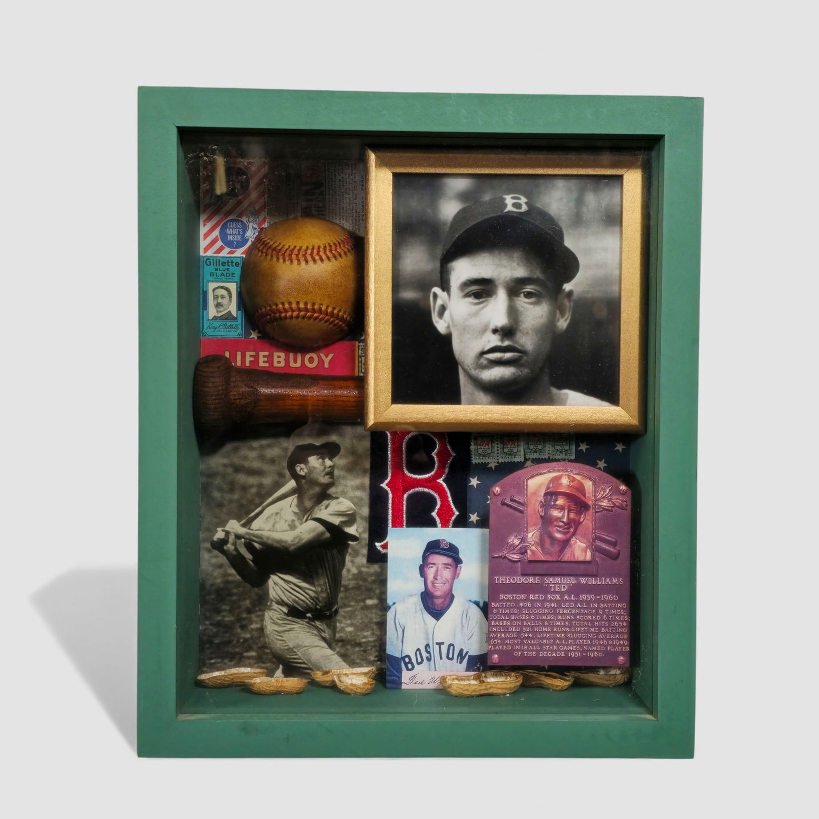 Ted Williams Collage Shadow Box (1 of 6)