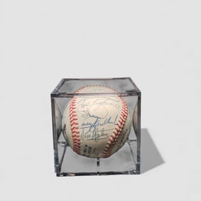 1993 Chicago Cubs Autographed Team Baseball