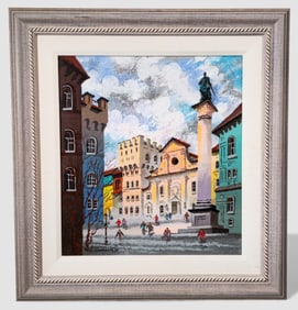 Anatole Krasnyansky " Church of the Holy Trinity and Palazzo Gianfiggiazzi – Florence, Italy"