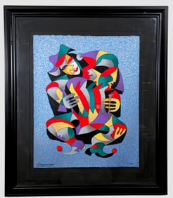 Anatole Krasnyansky "Split Persona"  Hand Signed Serigraph