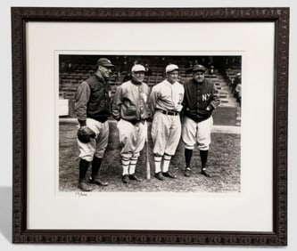 Lou Gehrig, Tris Speaker, Ty Cobb & Babe Ruth The Bruce Murray Collection Limited Edition Silver