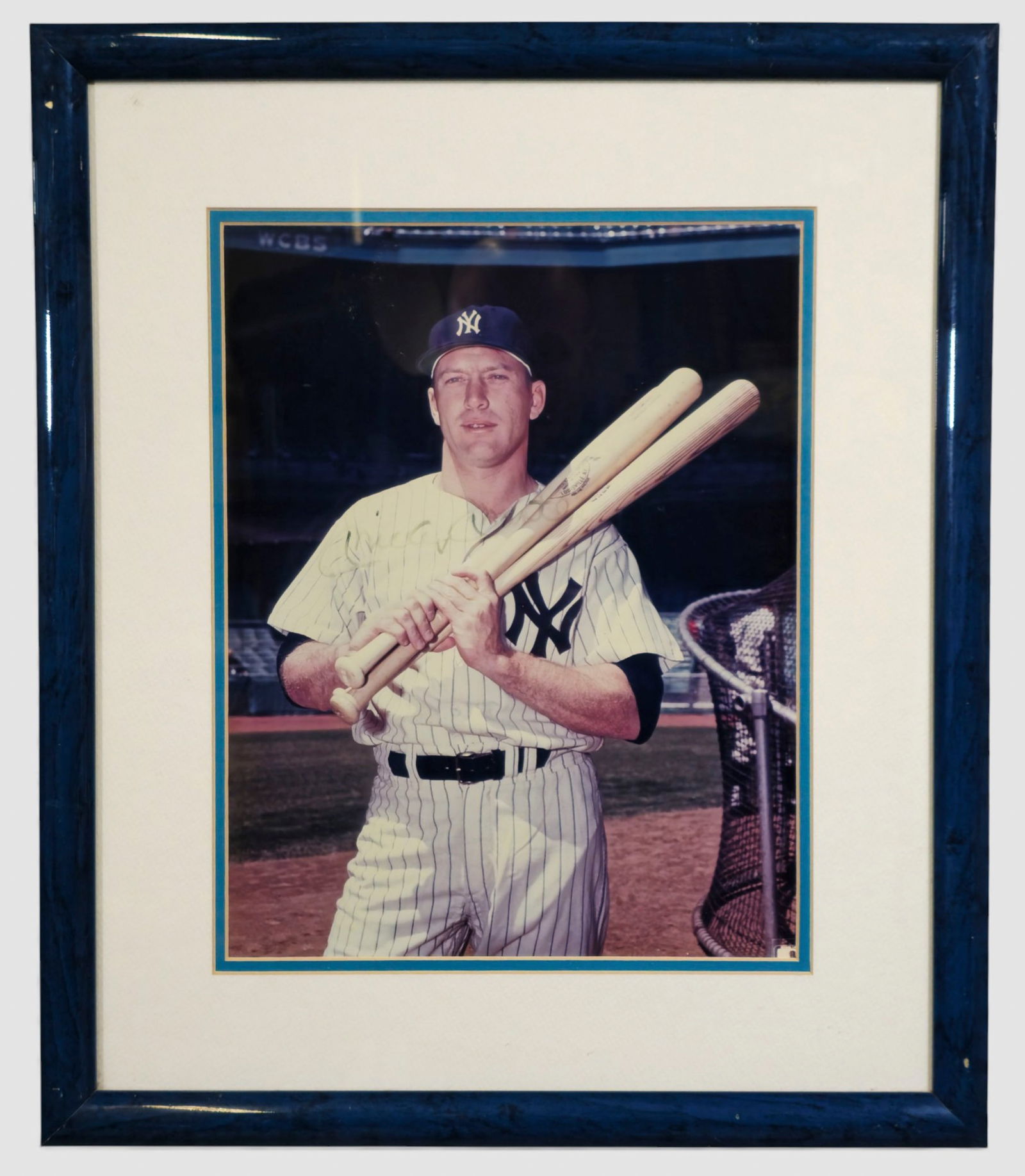 Mickey Mantle Signed Framed Photograph (1 of 6)