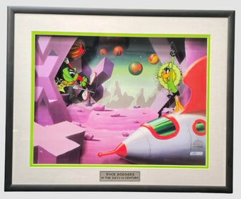 Animated Animations, limited edition Sericel “Duck Dodgers in the 24½th Century" 1998