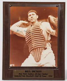 Bill Dickey autographed – New York Yankees All-Star Catcher – Hall of Fame 1954