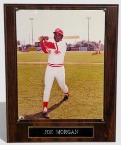 Joe Morgan Autographed – Autographed Display Plaque