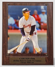 Carlton Fisk Autographed – All-Time Homerun Leader for Catchers, Chicago White Sox