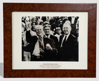 President Gerald R. Ford – Opening Day, April 9, 1976, Texas Rangers vs. Minnesota Twins