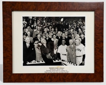 President Harry S. Truman – Opening Day, April 20, 1951, Washington Senators vs. New York Yankees