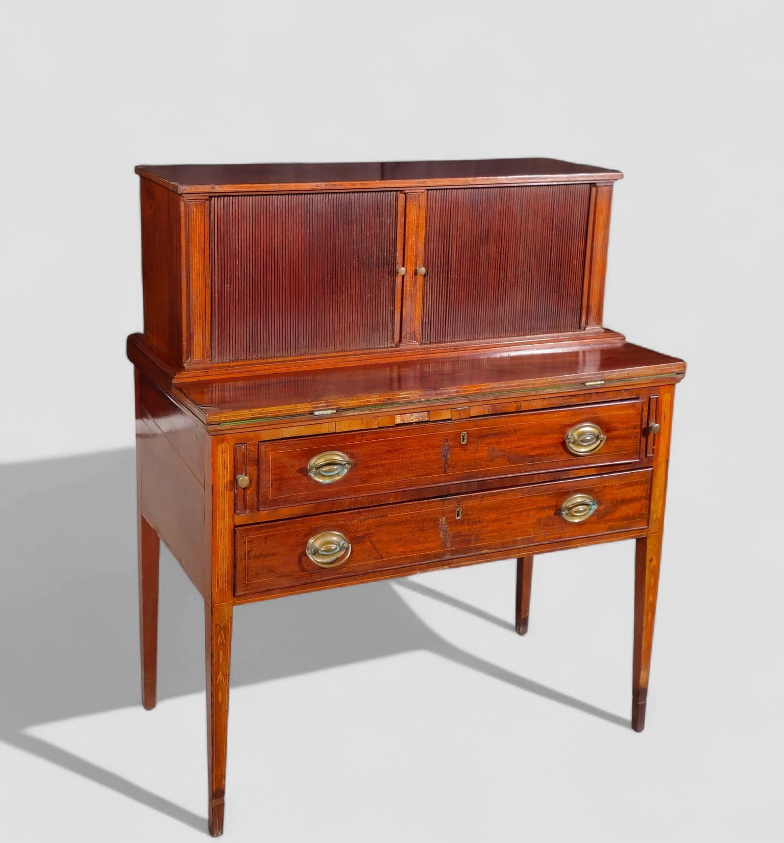 Federal Period Boston Tambour Door Desk (1 of 20)