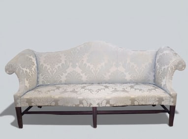 Chippendale Mahogany Camel Back Sofa, Philadelphia, 1770-1790