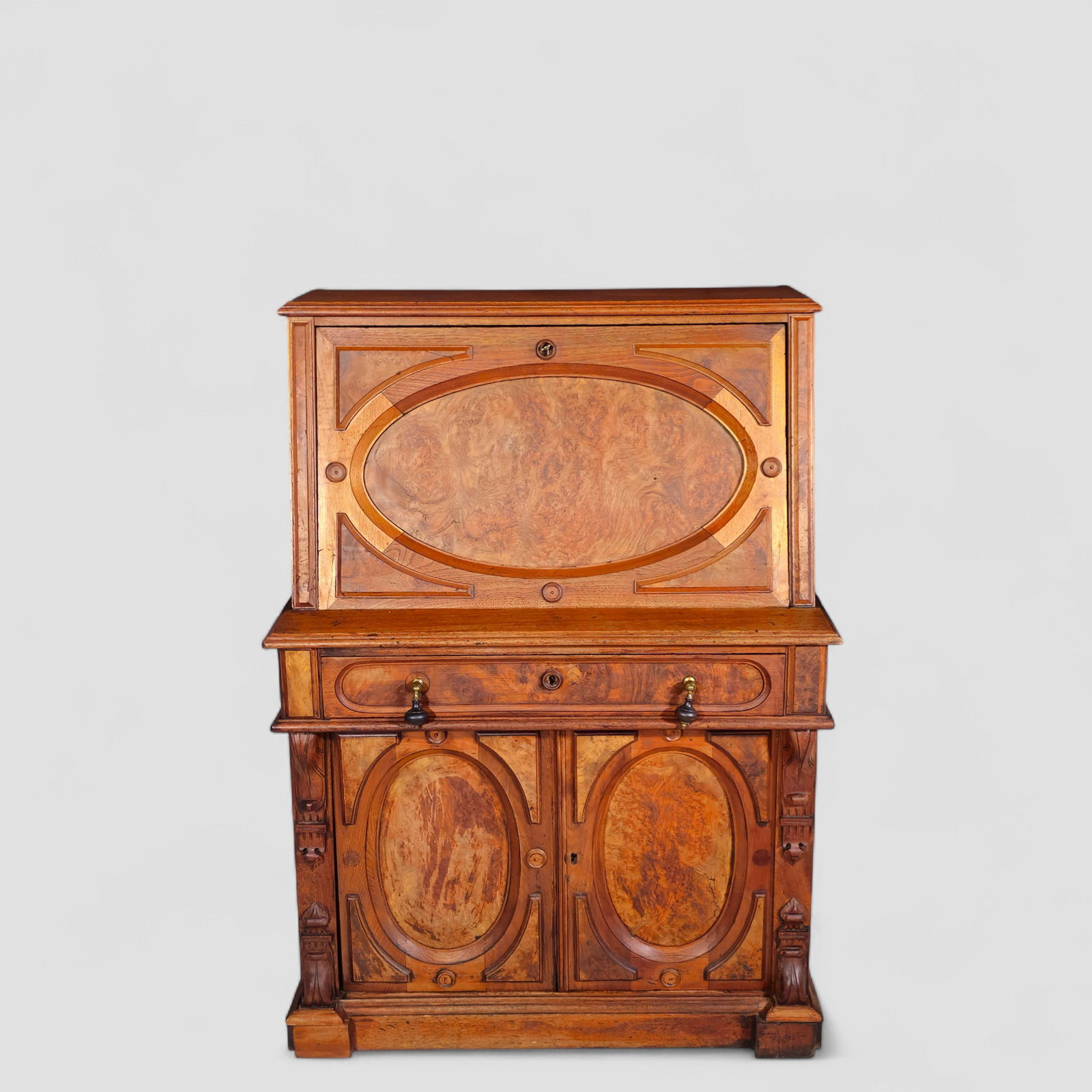 Victorian Walnut Desk - 10