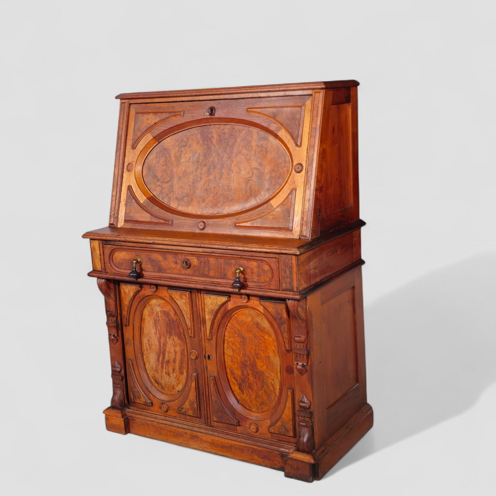 Victorian Walnut Desk - 2