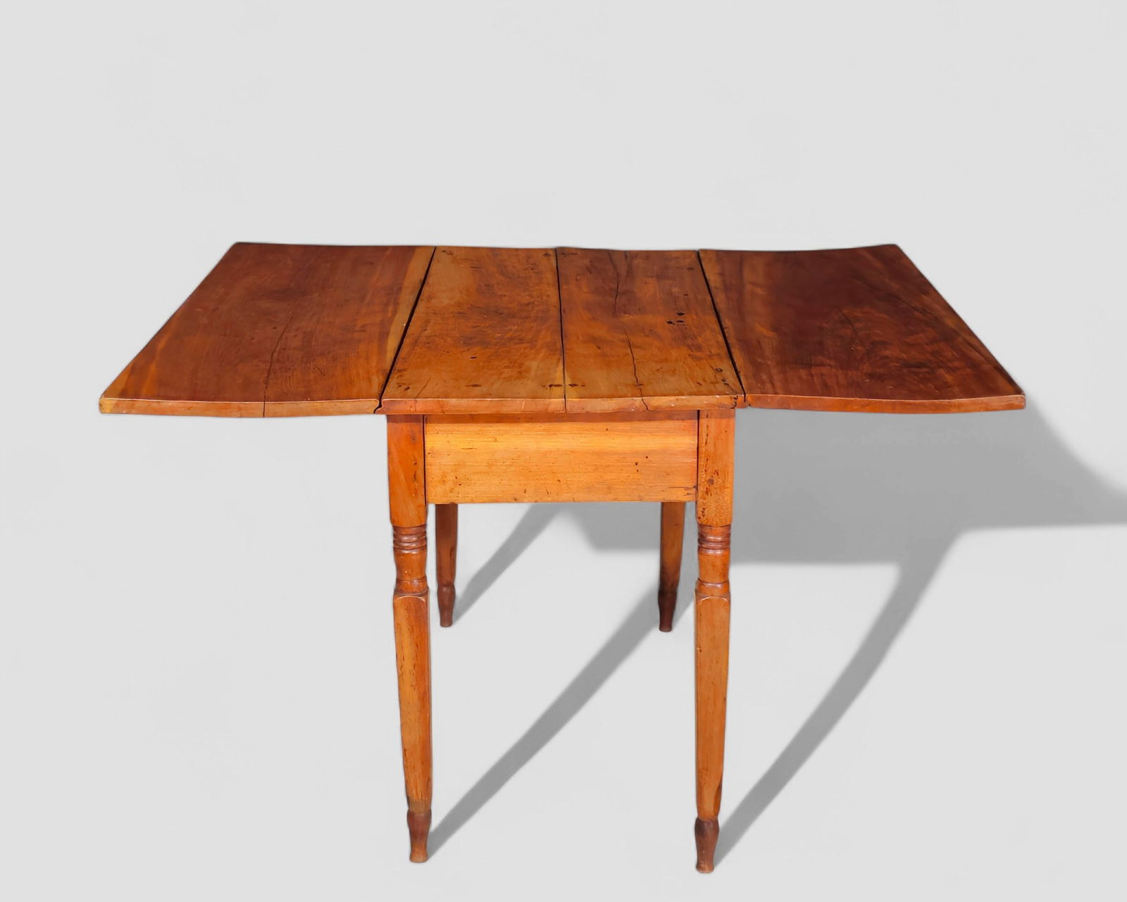 19th Century American Country Cherry Dropleaf Table (1 of 10)