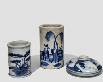 19th Century Chinese & Japanese Brush Washers