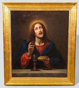 19th Century Oil, Jesus Christ