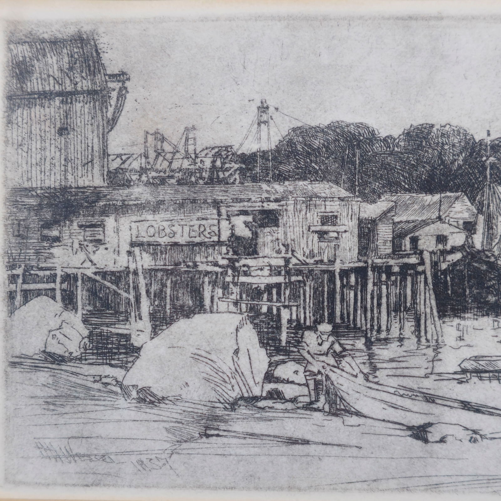 Herman H. Wessel Etching - 4