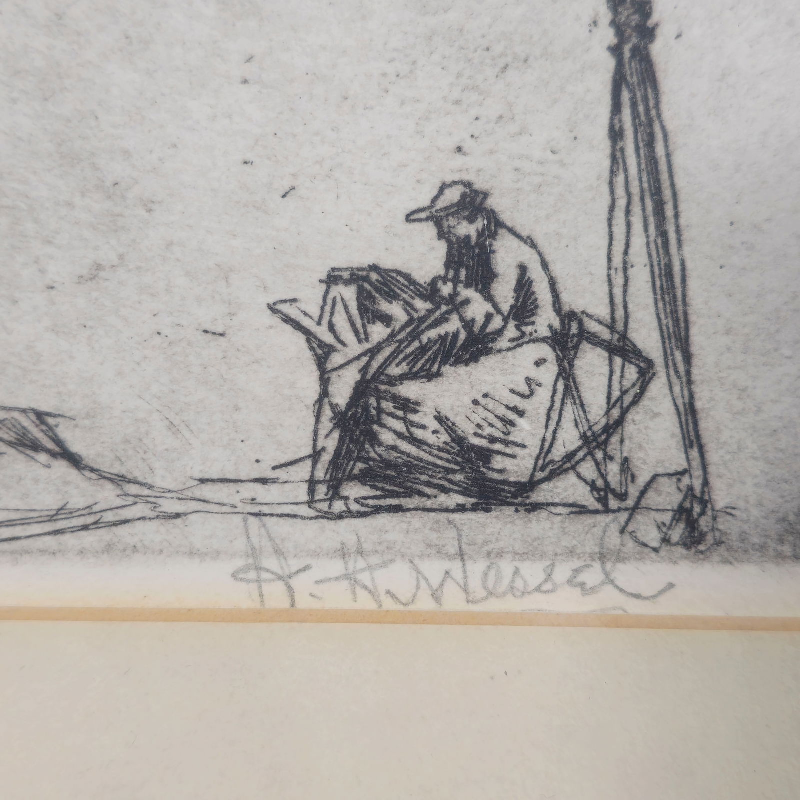 Herman H. Wessel Etching - 7